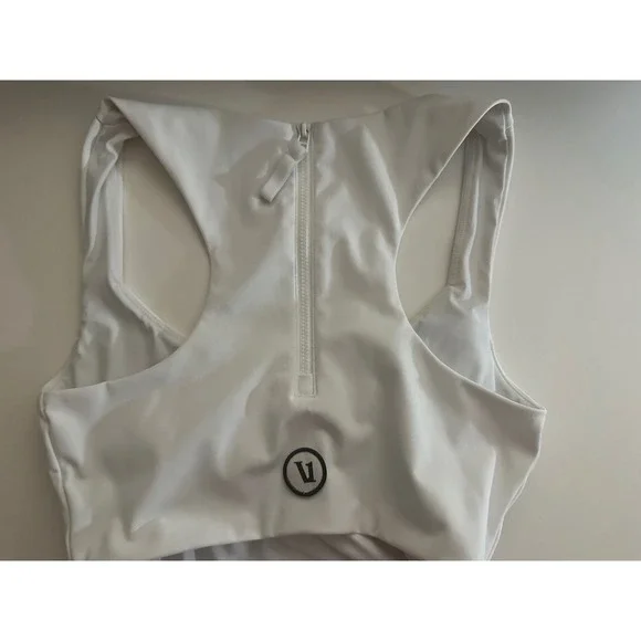 VUORI Set Mini Dress XS White Pleated Skirt Tennis Active Pickleball Golf VW611 - Picture 8 of 13